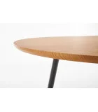 COLORADO FOLDING TABLE, TABLE TOP - GOLDEN OAK, BLACK LEGS order